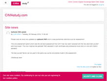 Tablet Screenshot of lms.cimastudy.com